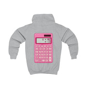 Pink Love Calculator Kids Hoodie 6