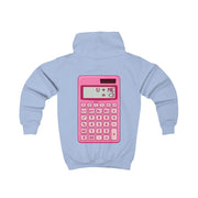 Pink Love Calculator Kids Hoodie 7