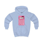 Pink Love Calculator Kids Hoodie 4