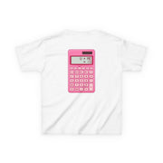 Pink Love Calculator Kids T-Shirt 6