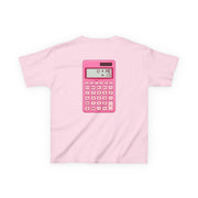 Pink Love Calculator Kids T-Shirt 9