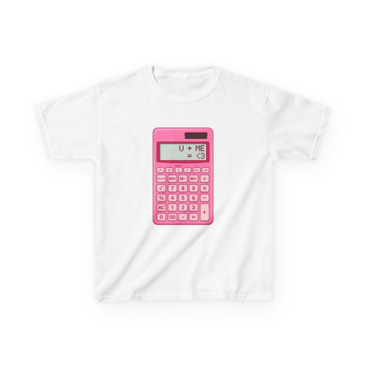 Pink Love Calculator Kids T-Shirt