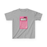 Pink Love Calculator Kids T-Shirt 3