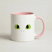Black Fury Dragon Face Mug 2