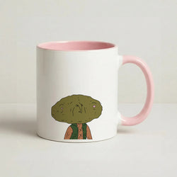 Nugget Man Coffee Pink Mug