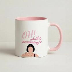 What's Occuring? Coffee Pink Mug