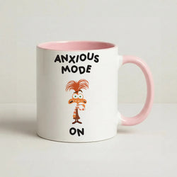 Anxious Mode On - Inside Out Coffee Pink Mug
