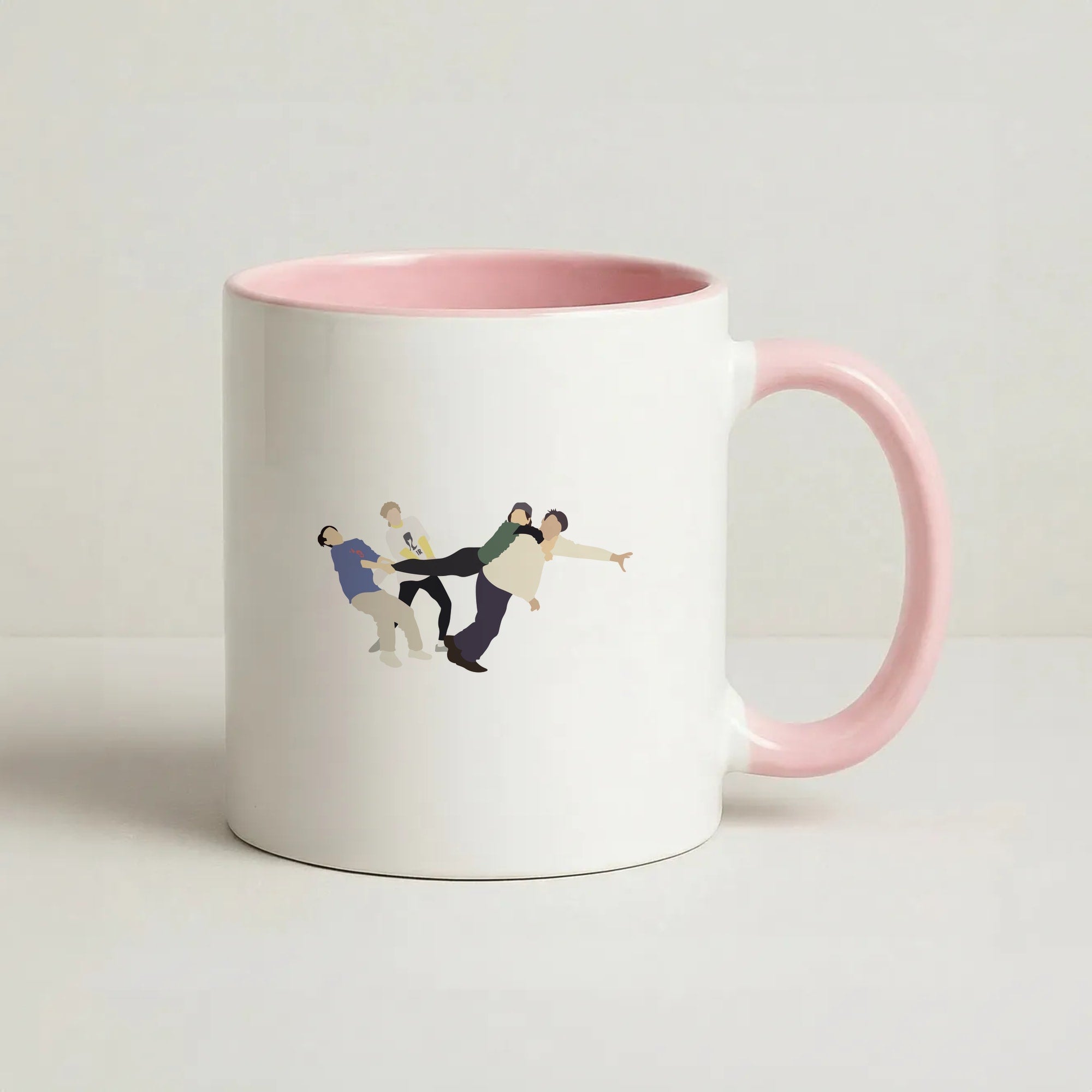 Tug Of War Coffee Pink Mug