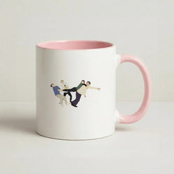 Tug Of War Coffee Pink Mug