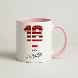 Leclerc - F1 Coffee Pink Mug