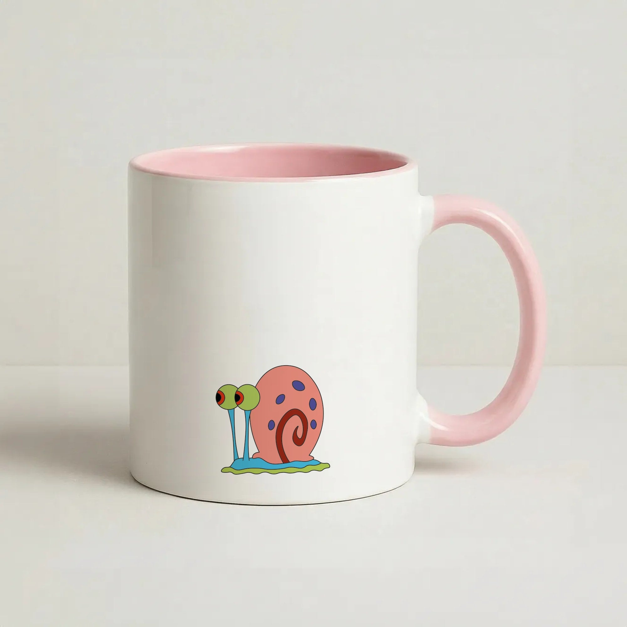 Gary The Snail Coffee Pink Mug