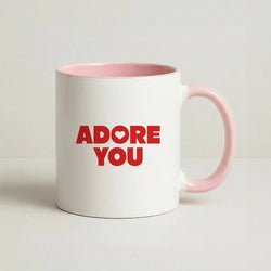 Adore You Coffee Pink Mug