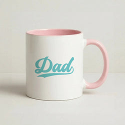 Dad Logo Coffee Pink Mug