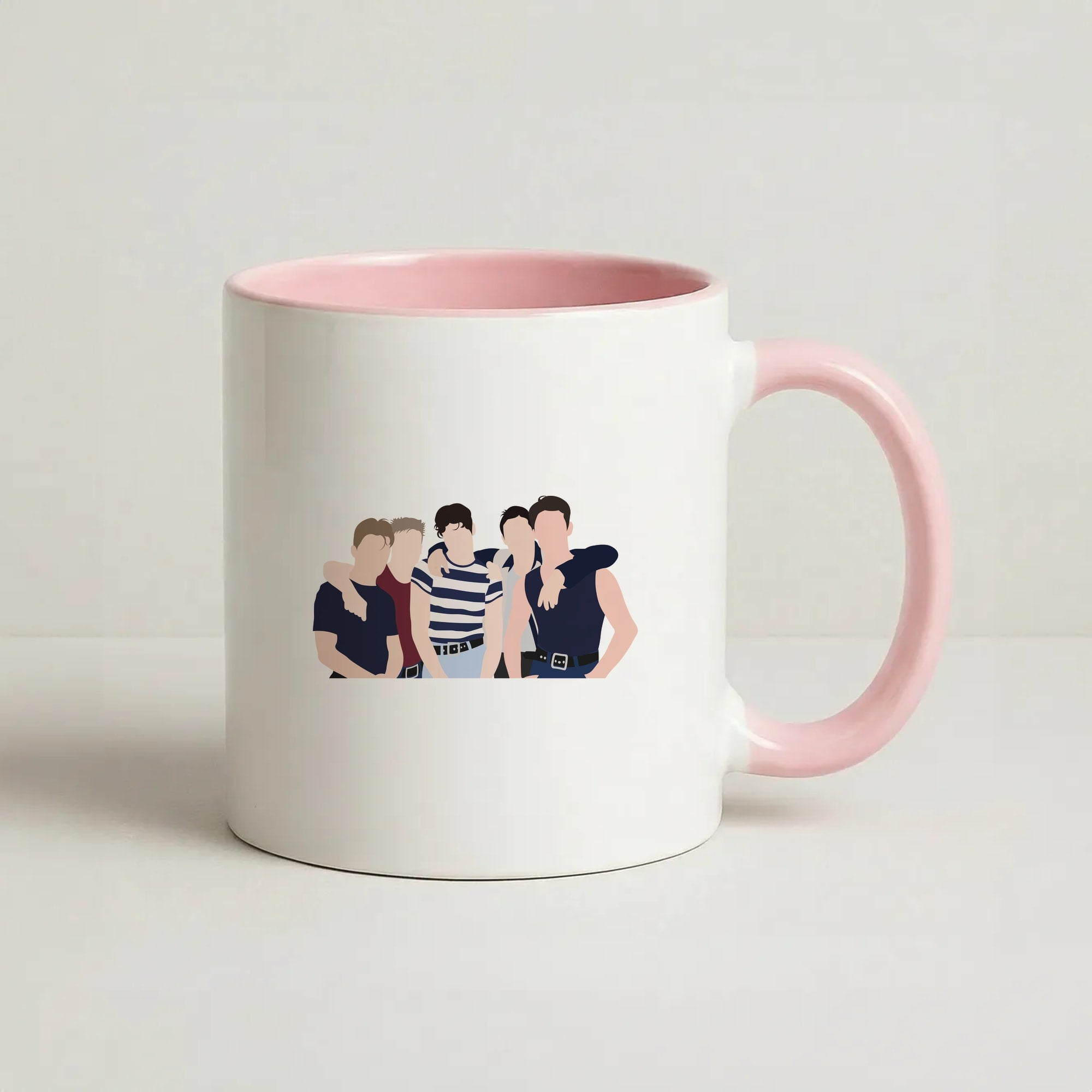 Take Band Members Coffee Pink Mug