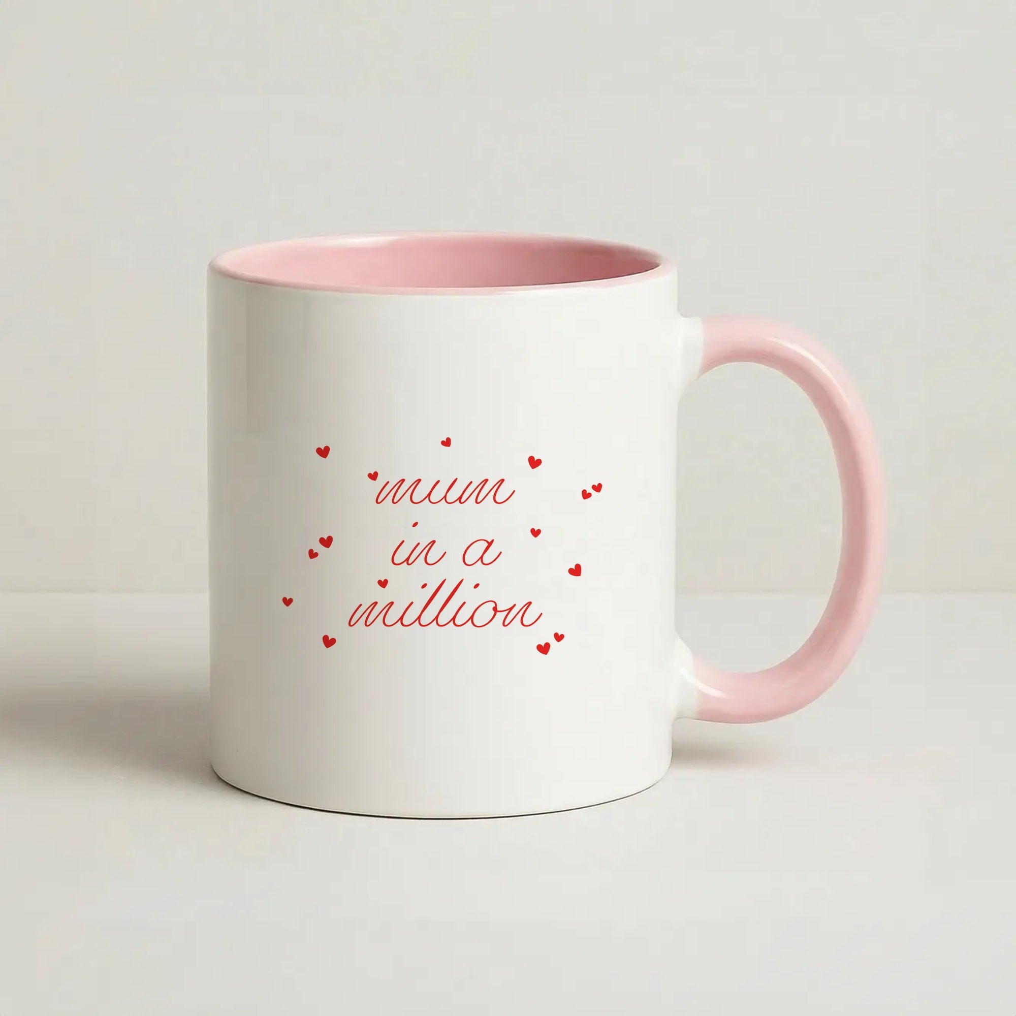 Mum In A Million Coffee Pink Mug