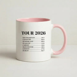 Band Tour 2026 Coffee Pink Mug