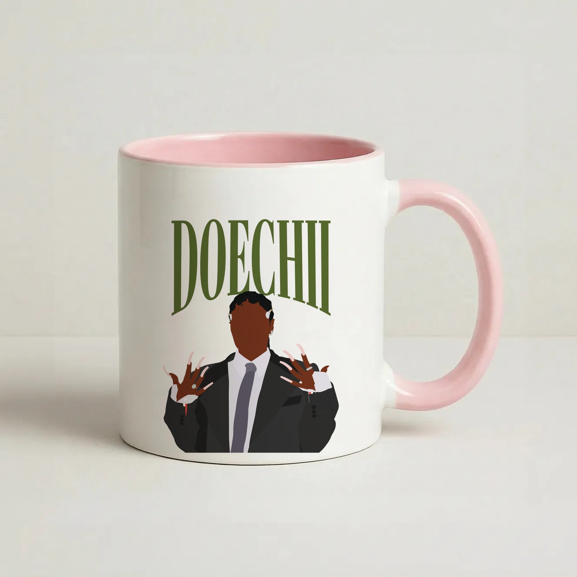 Rapper In Suit Coffee Pink Mug