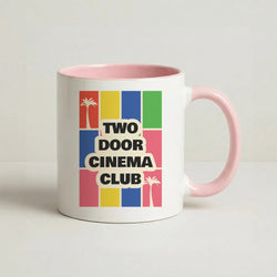 Two Door Cinema Club - Festival Coffee Pink Mug