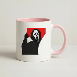 Ghostface 7 Coffee Pink Mug