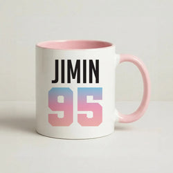 Jimin 95 Coffee Pink Mug