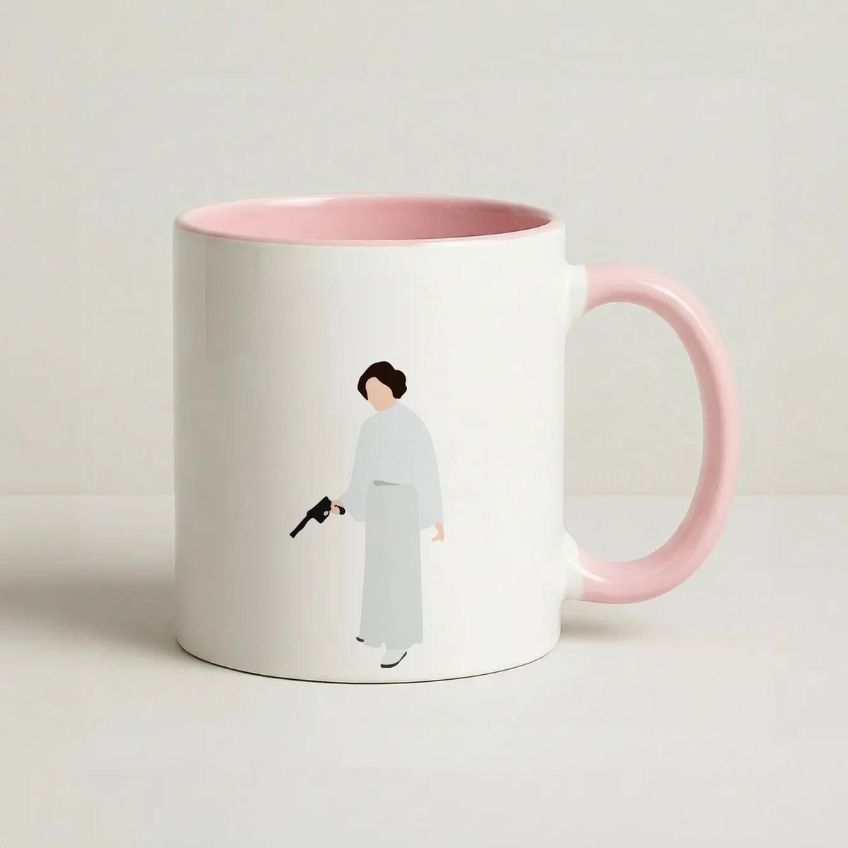 Leia Faceless With Gun Mug