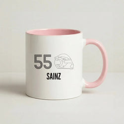 Sainz Helmet 2026 Coffee Pink Mug