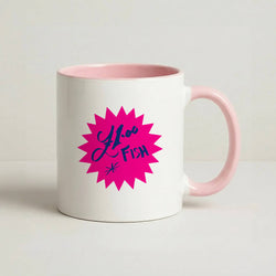 One Pound Fish - British Pop Culture Coffee Pink Mug
