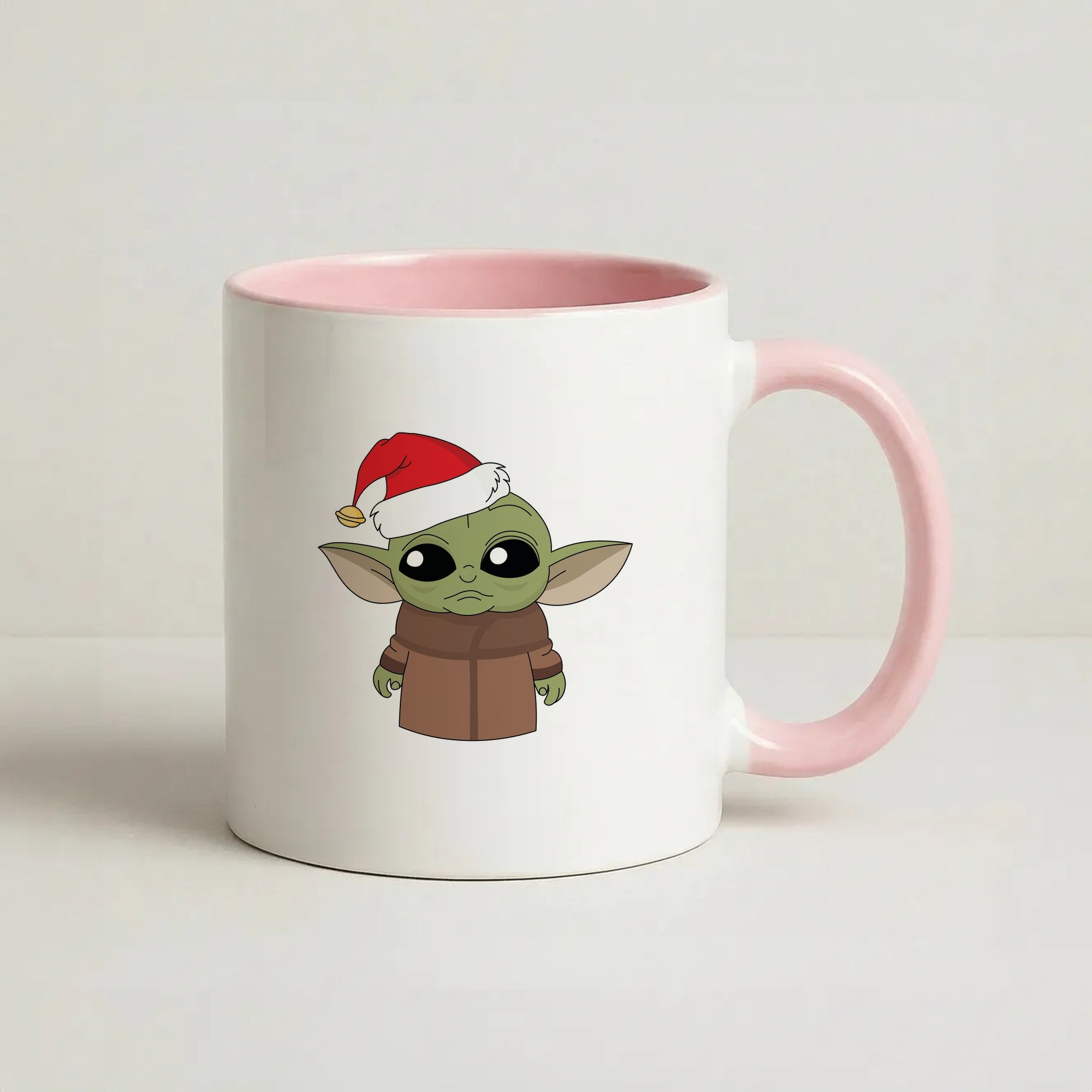 Baby Yoda Coffee Pink Mug