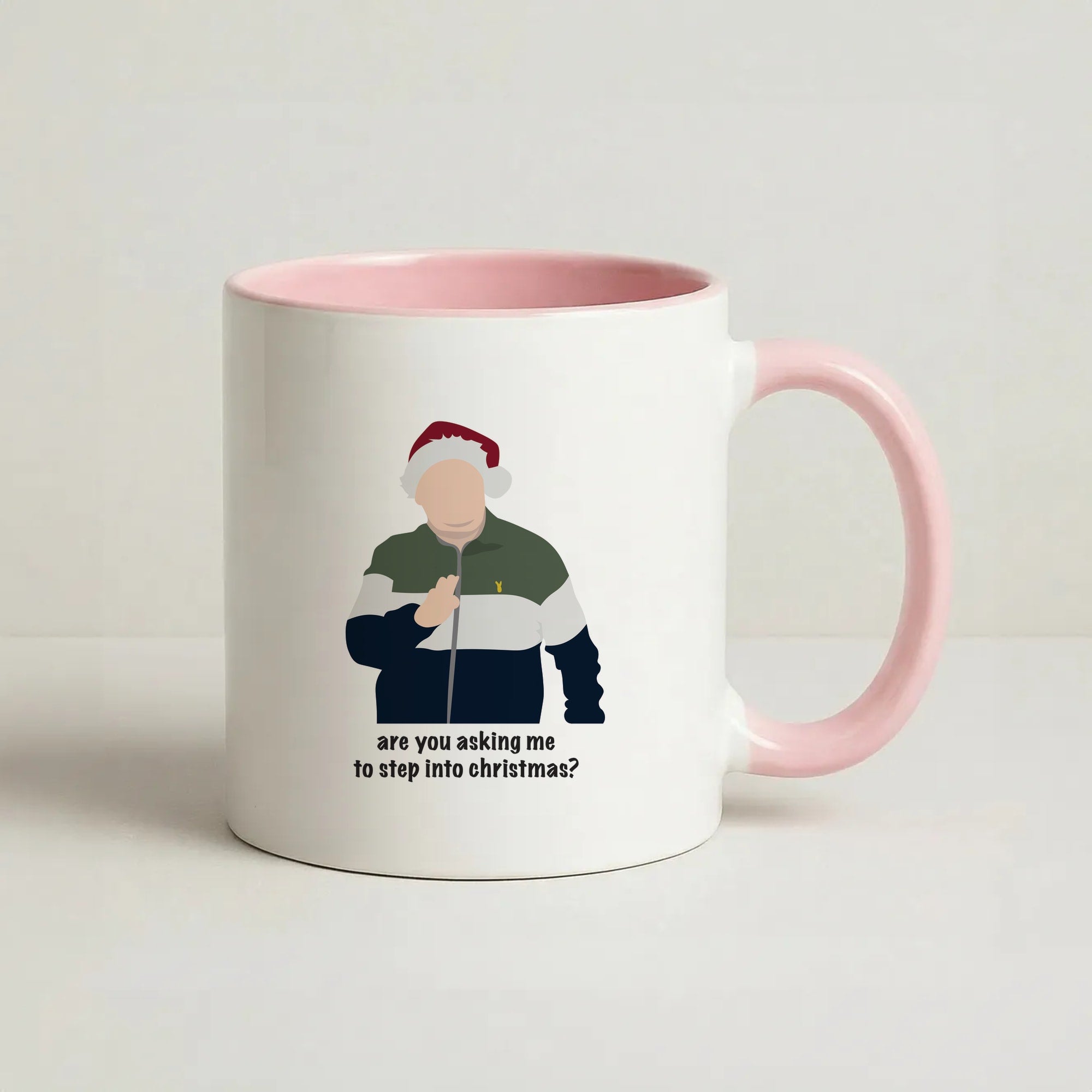Are You Asking Me To Step Into Christmas - Gavin And Stacey Coffee Pink Mug