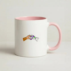 Woody And Buzz Love Coffee Pink Mug