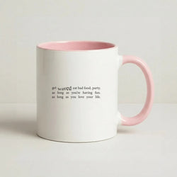 There's More To Life - Coffee Pink Mug