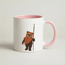 Ewok Coffee Pink Mug