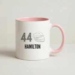 Hamilton Helmet 2026 Coffee Pink Mug