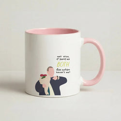Seems We Both Have Autism - British Pop Culture Coffee Pink Mug