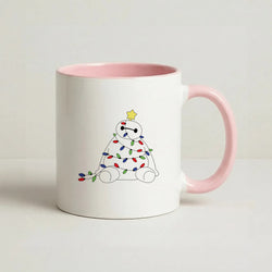 Baymax Christmas Coffee Pink Mug
