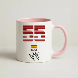 Sainz - F1 Coffee Pink Mug