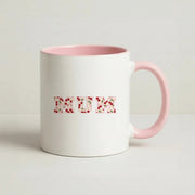 Floral Varsity Mum Mug 2