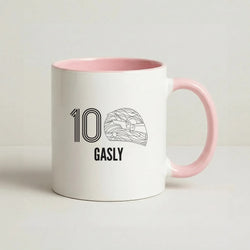 Gasly Helmet 2026 Coffee Pink Mug
