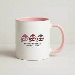 Spider Hero Christmas Sense Coffee Pink Mug