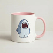 Chubby Shouting Shark Mug 2