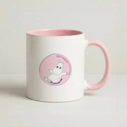 Moomin In A Pink Bubble  Coffee Pink Mug