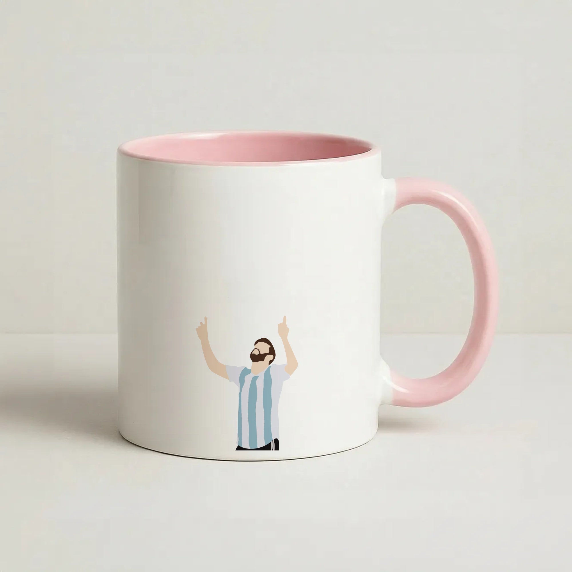 Argentina - Messi Coffee Pink Mug