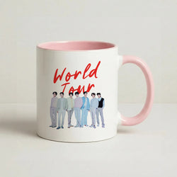 K-Pop Band Pastel Tour Coffee Pink Mug