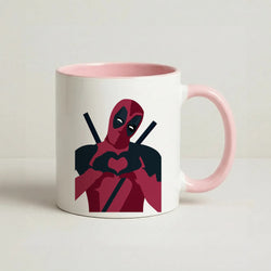 DP heart Coffee Pink Mug