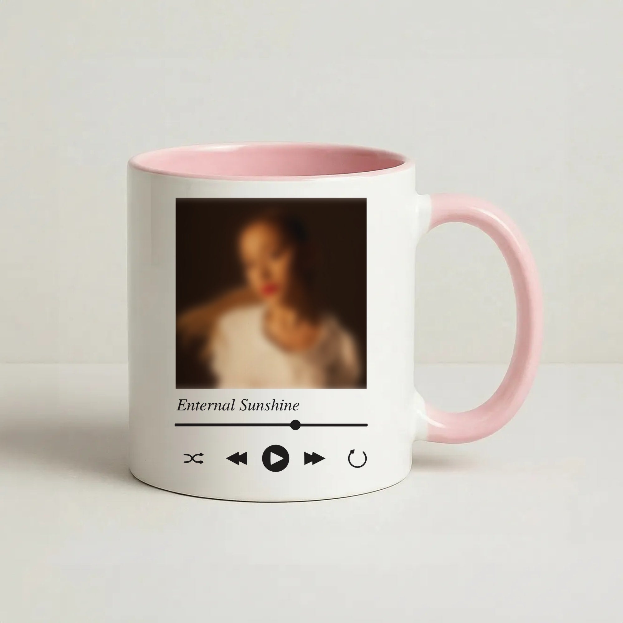 Sunshine Music Player Coffee Pink Mug
