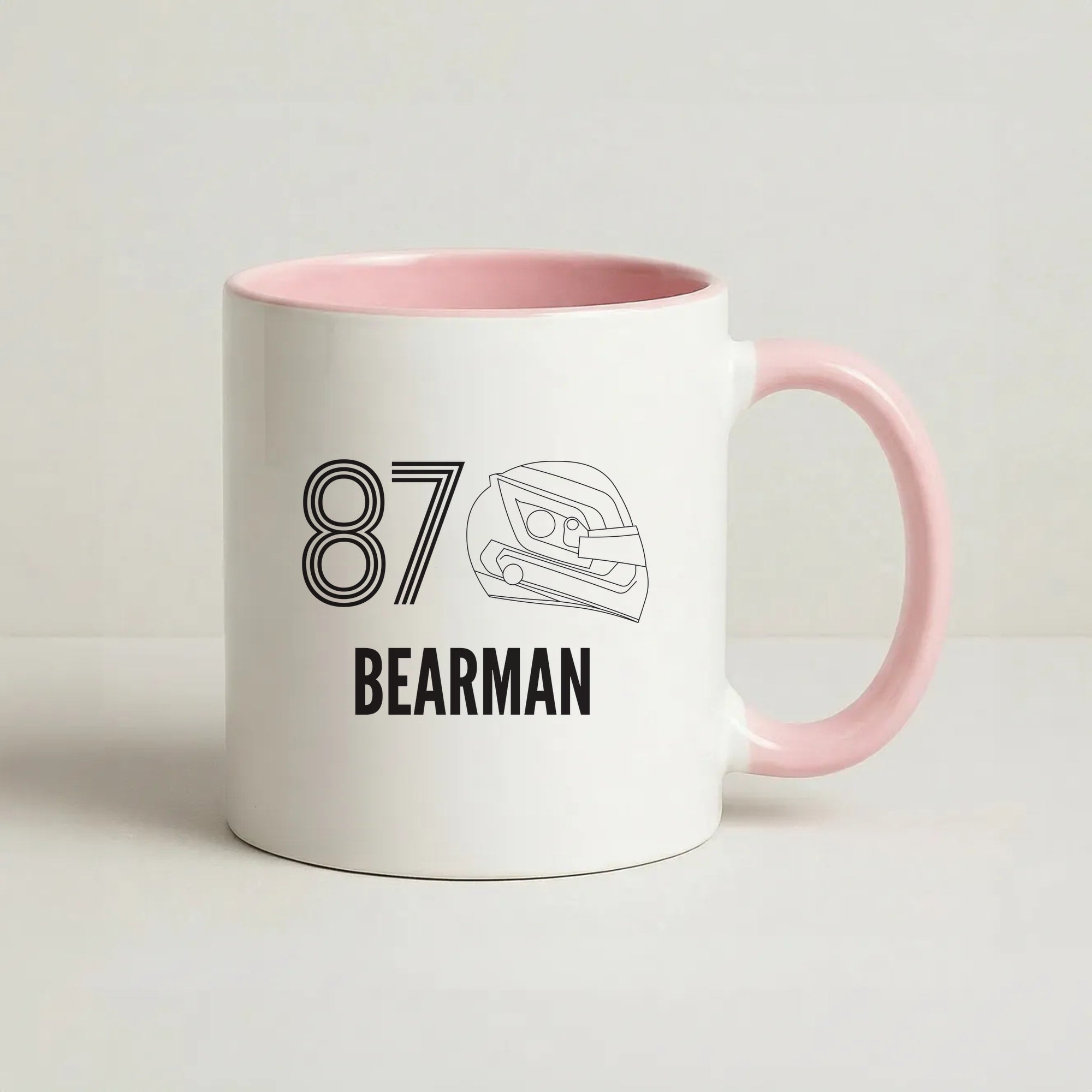 Bearman Helmet 2026  Coffee Pink Mug