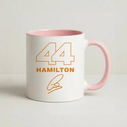 Stripes 44 Hamilton Coffee Pink Mug