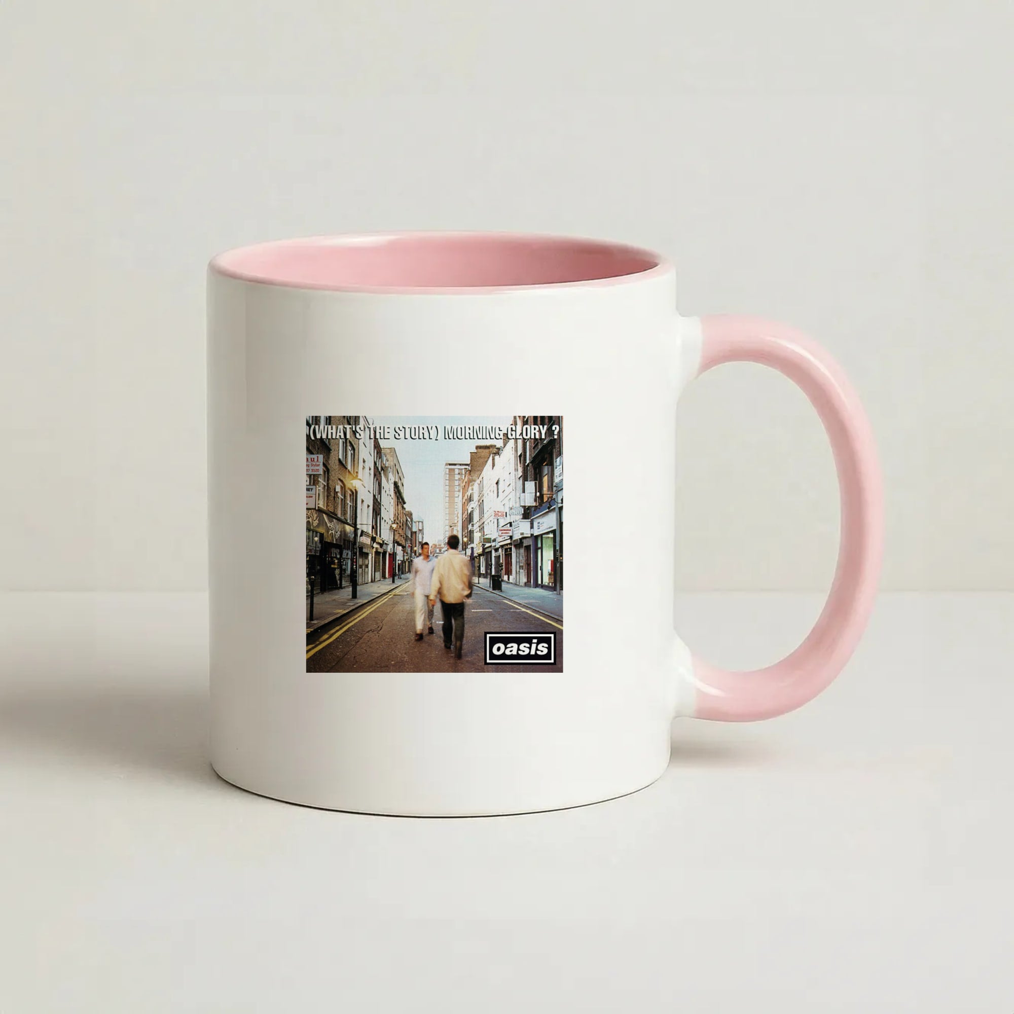 What's The Story Coffee Pink Mug