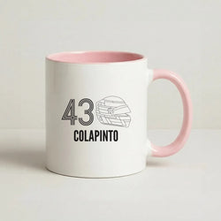 Colapinto Helmet 2026 Coffee Pink Mug