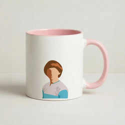 Faceless Will - Stranger Things Coffee Pink Mug
